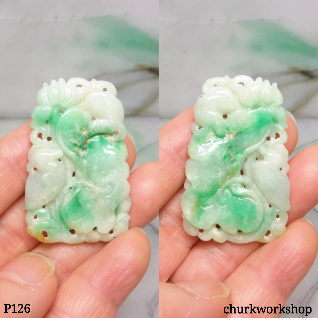 Jade carved pendant.
