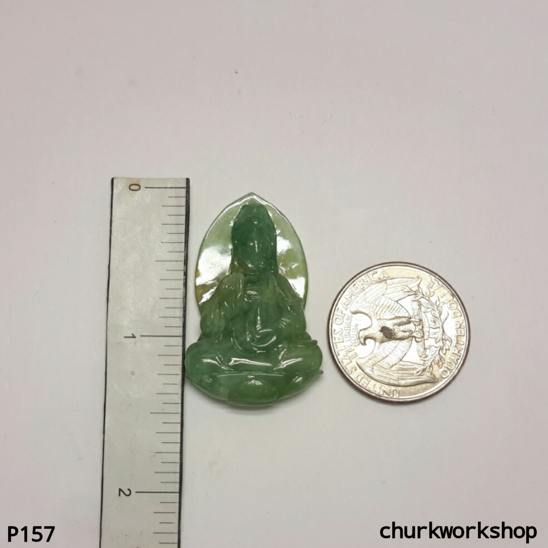Green jade lady Buddha