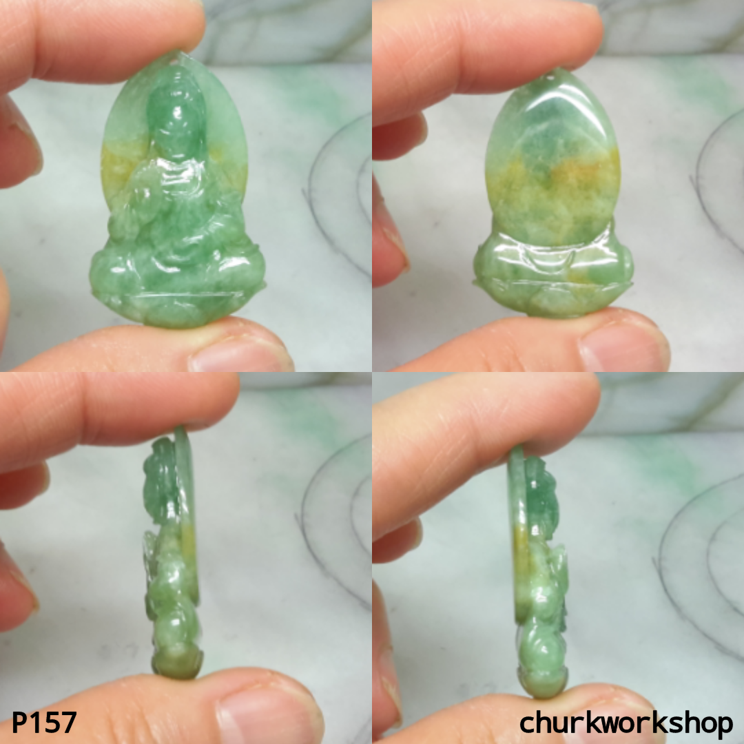 Green jade lady Buddha