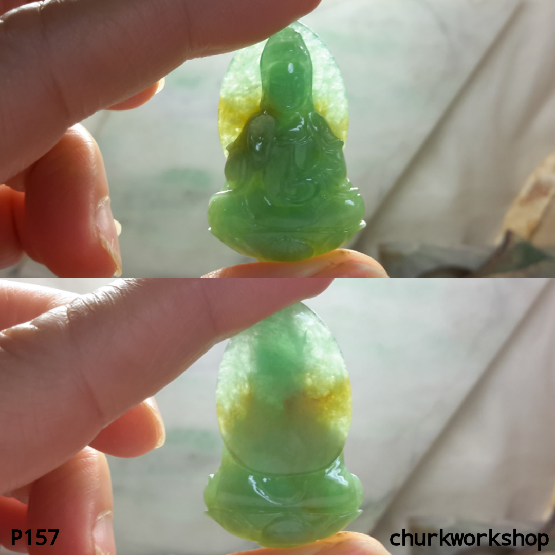 Green jade lady Buddha