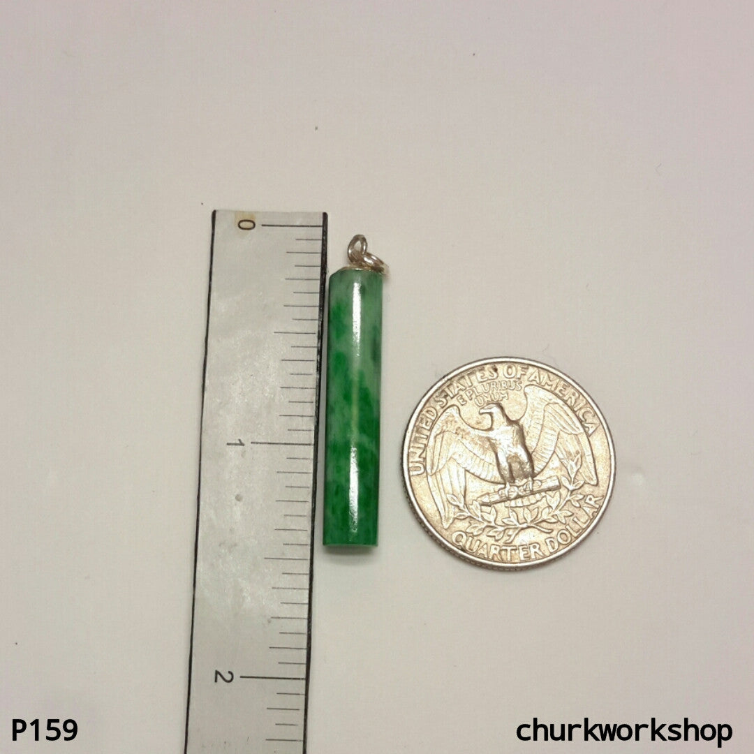 Green jade cylinder