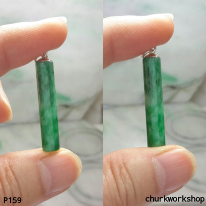 Green jade cylinder