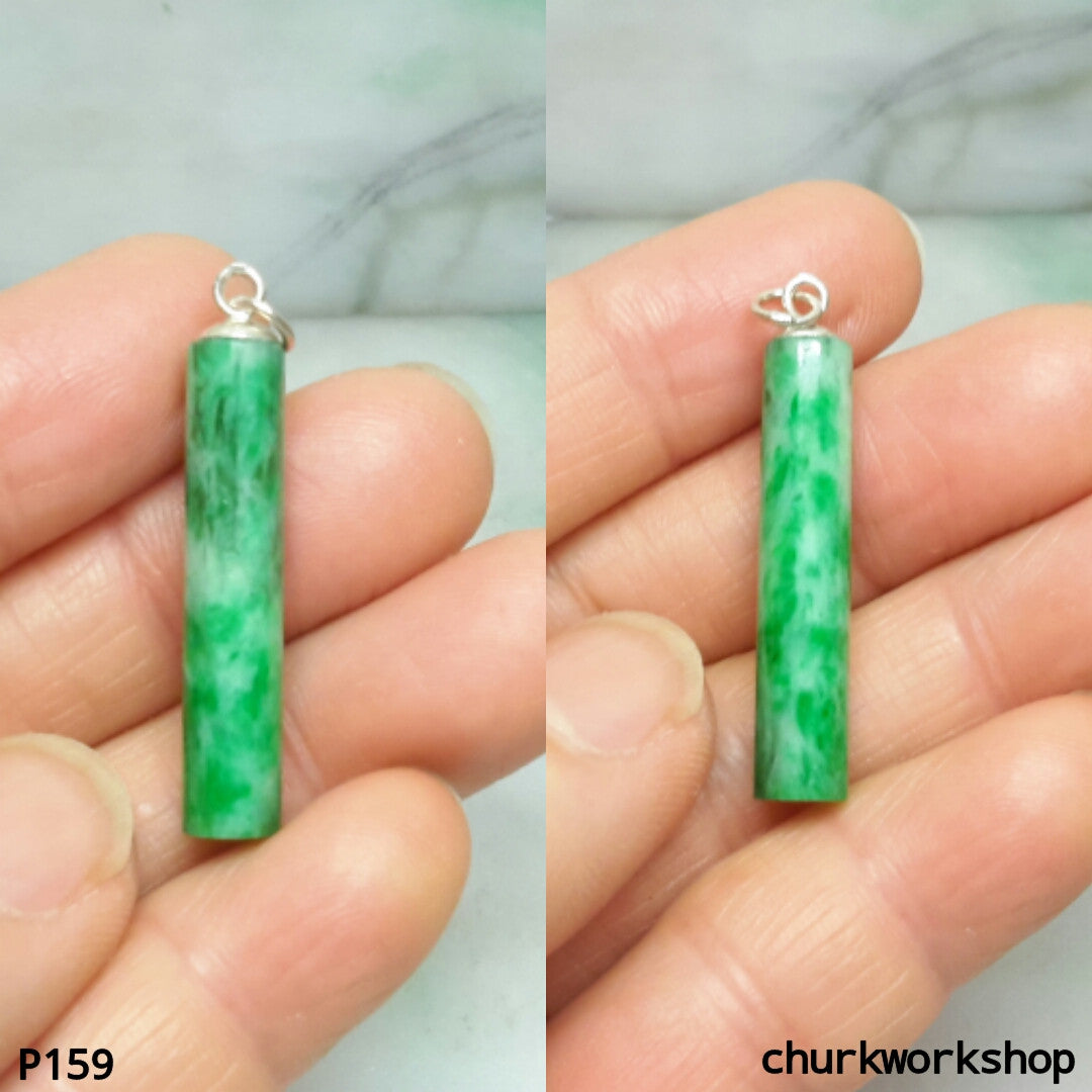 Green jade cylinder