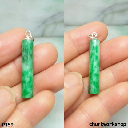 Green jade cylinder