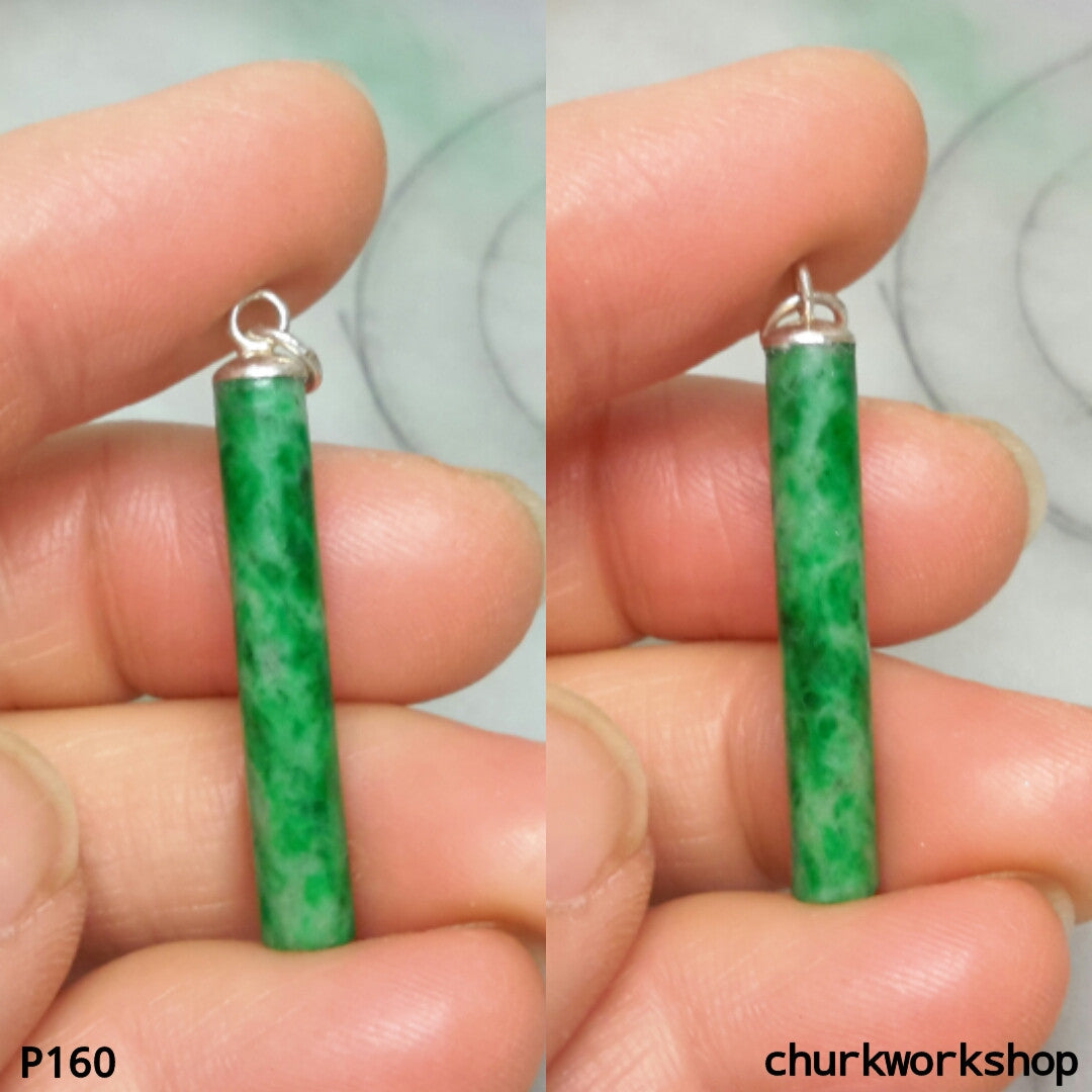Green jade cylinder