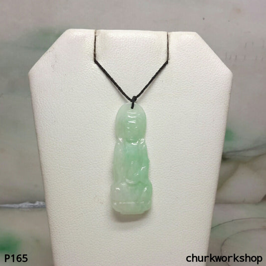 Light green lady Buddha