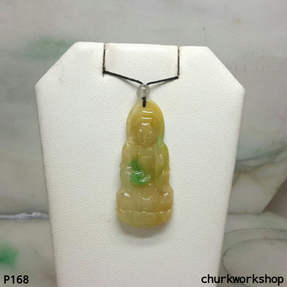 Yellow jade lady Buddha
