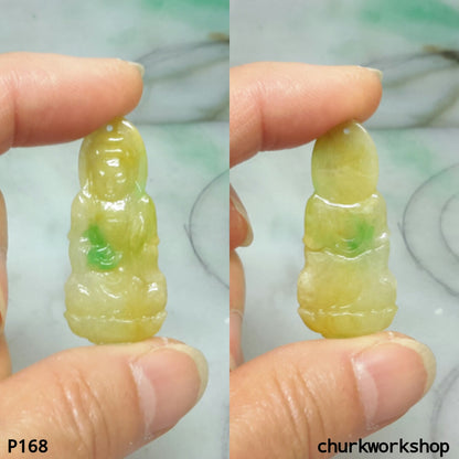 Yellow jade lady Buddha