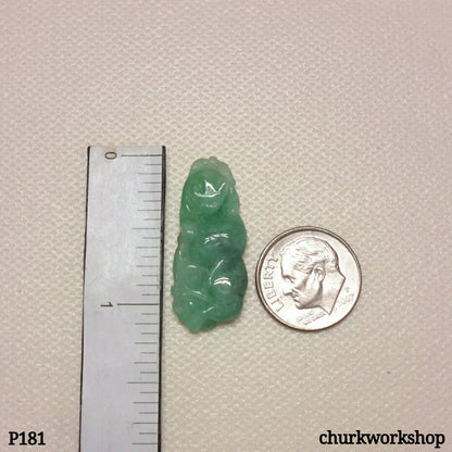 Light green jade carved pendant