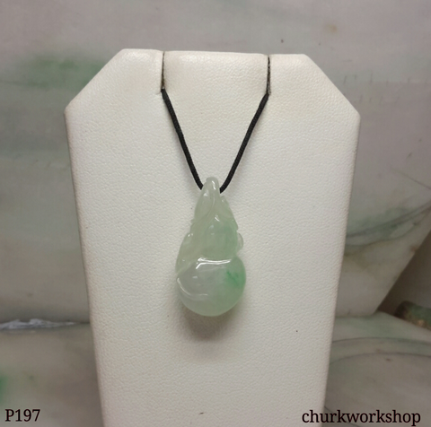 Light green gourd pendant