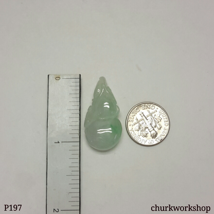 Light green gourd pendant