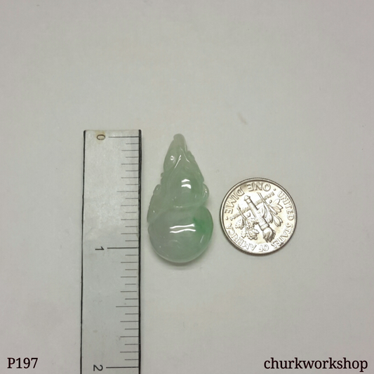 Light green gourd pendant