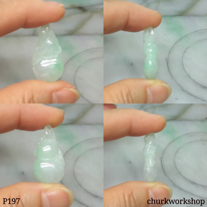 Light green gourd pendant