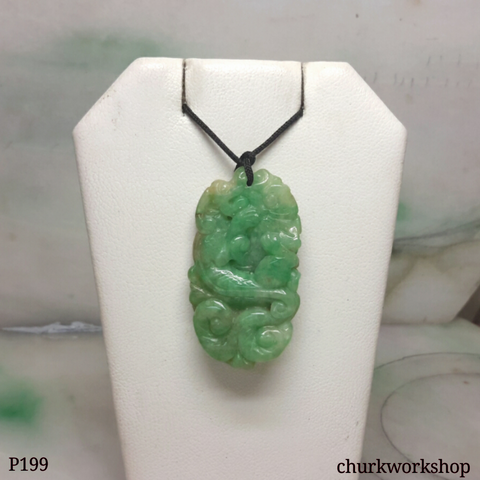 Dragon jade pendant.