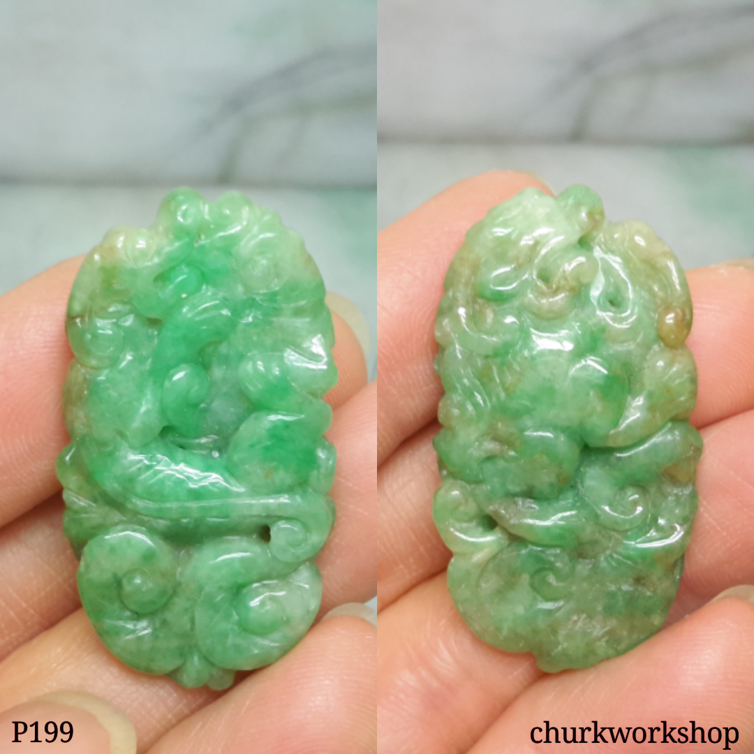 Dragon jade pendant.