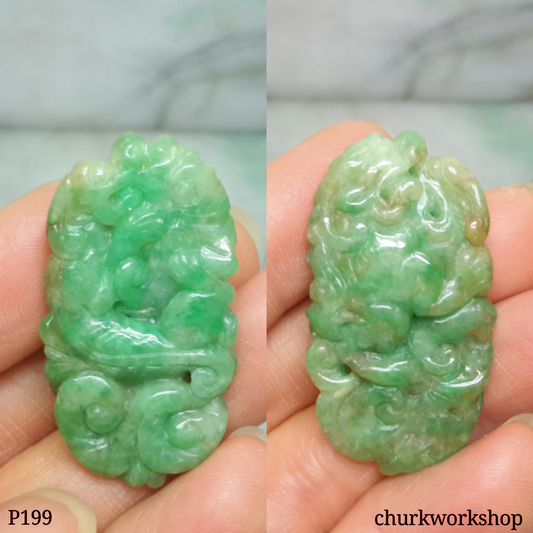 Dragon jade pendant.