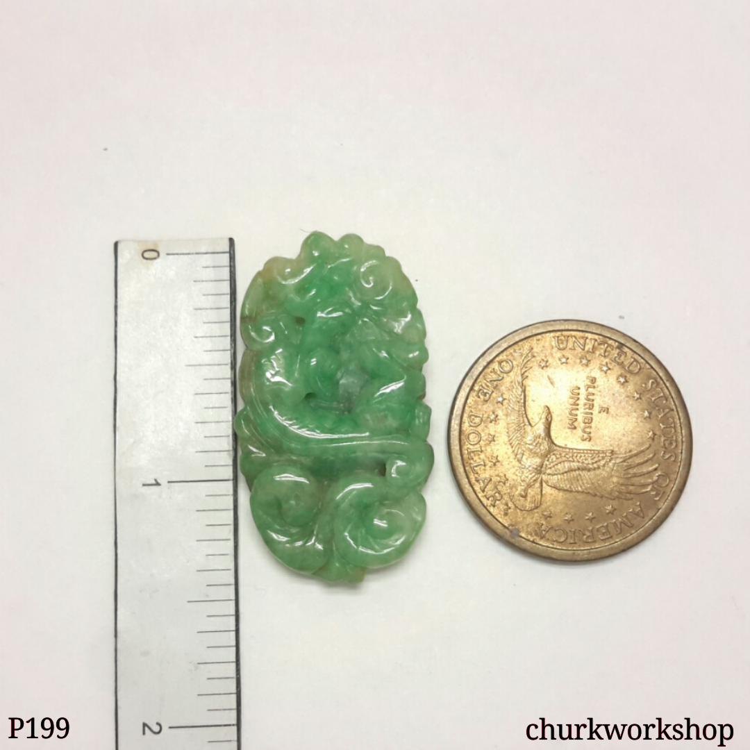 Dragon jade pendant.