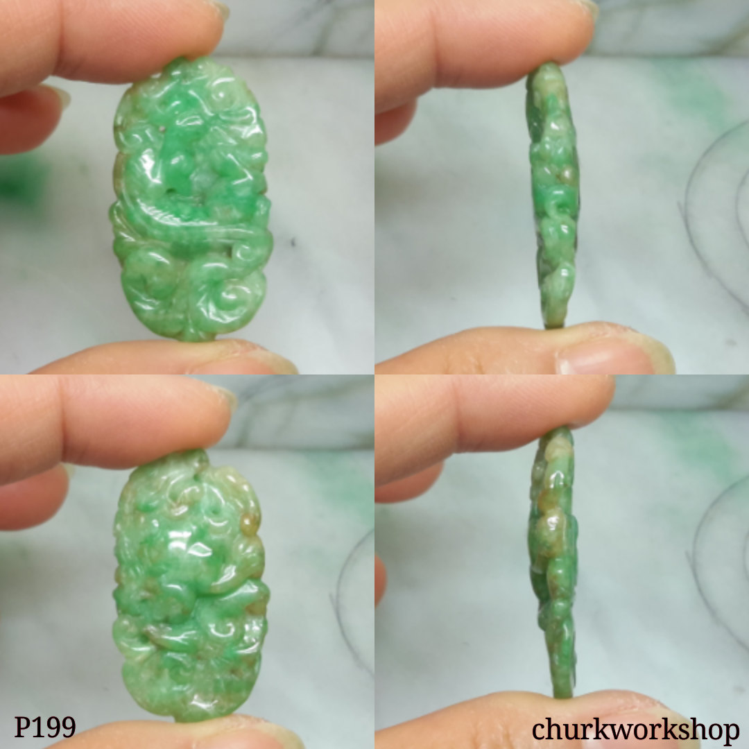 Dragon jade pendant.