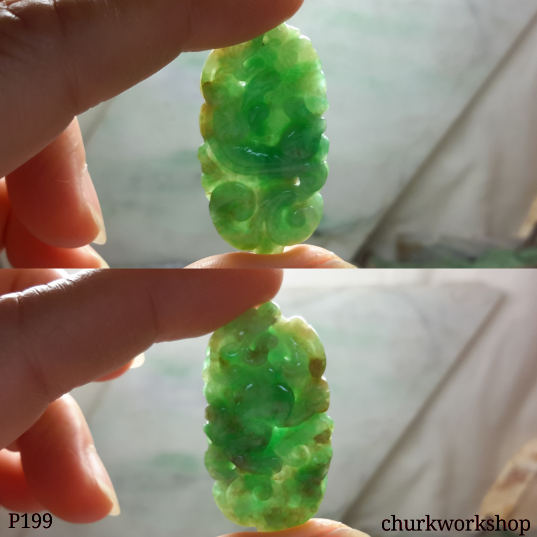Dragon jade pendant.
