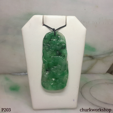 Dragon jade pendant.
