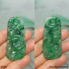 Dragon jade pendant.