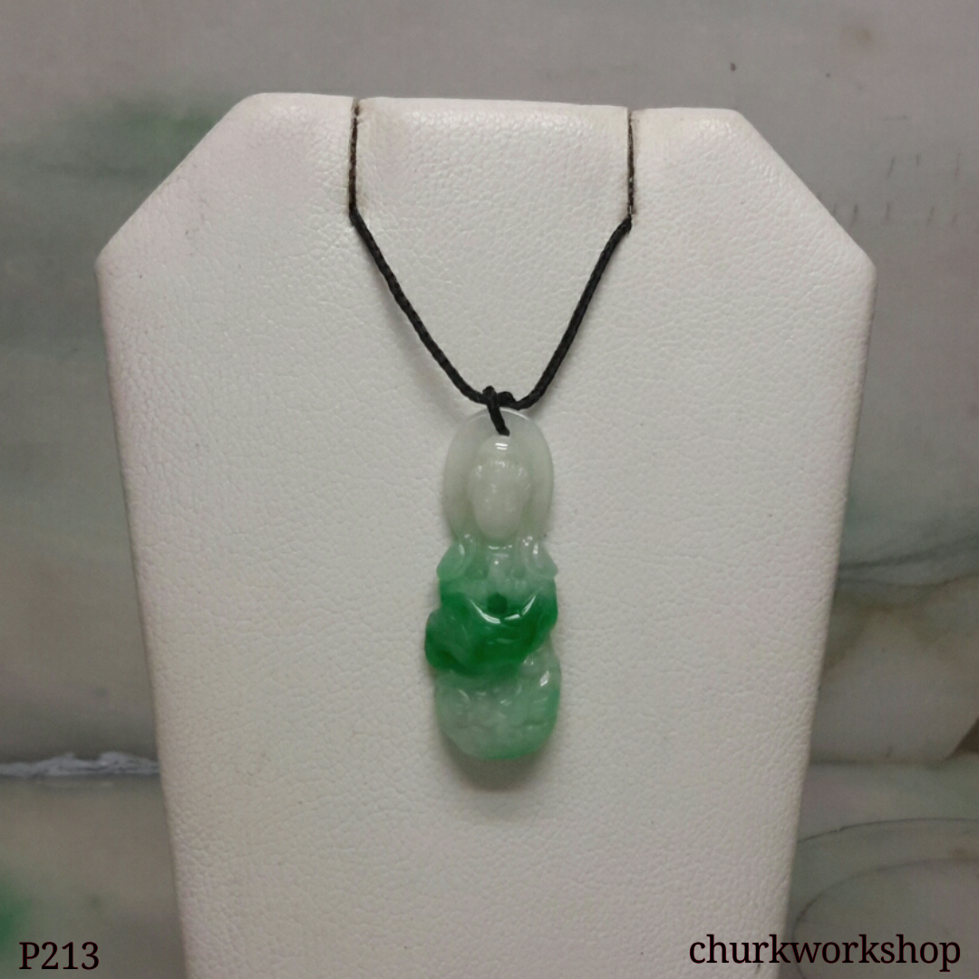 Jade small lady Buddha, jade Buddha
