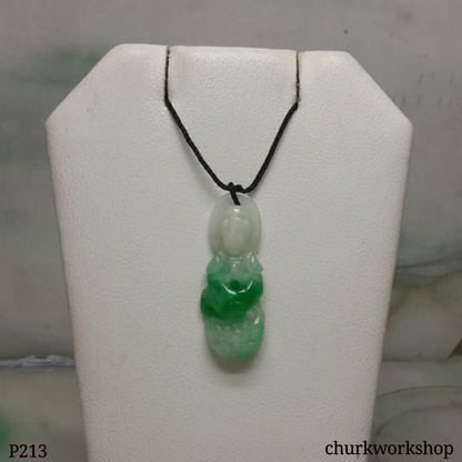 Jade small lady Buddha, jade Buddha