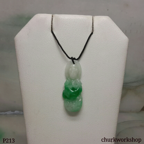 Jade small lady Buddha, jade Buddha