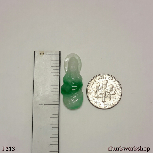 Jade small lady Buddha, jade Buddha
