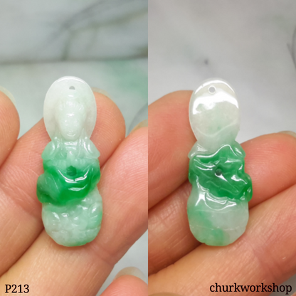 Jade small lady Buddha, jade Buddha