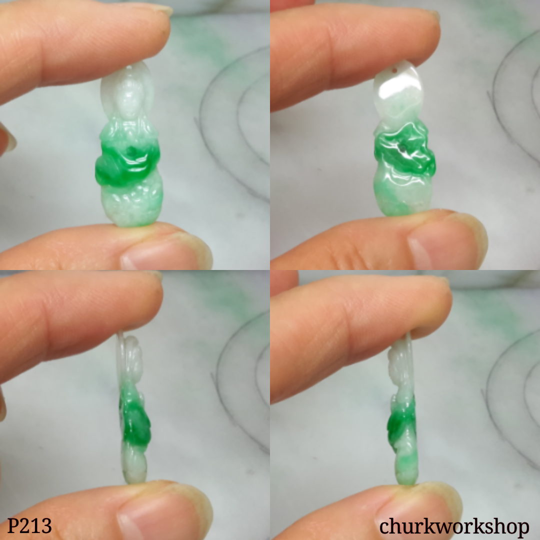 Jade small lady Buddha, jade Buddha