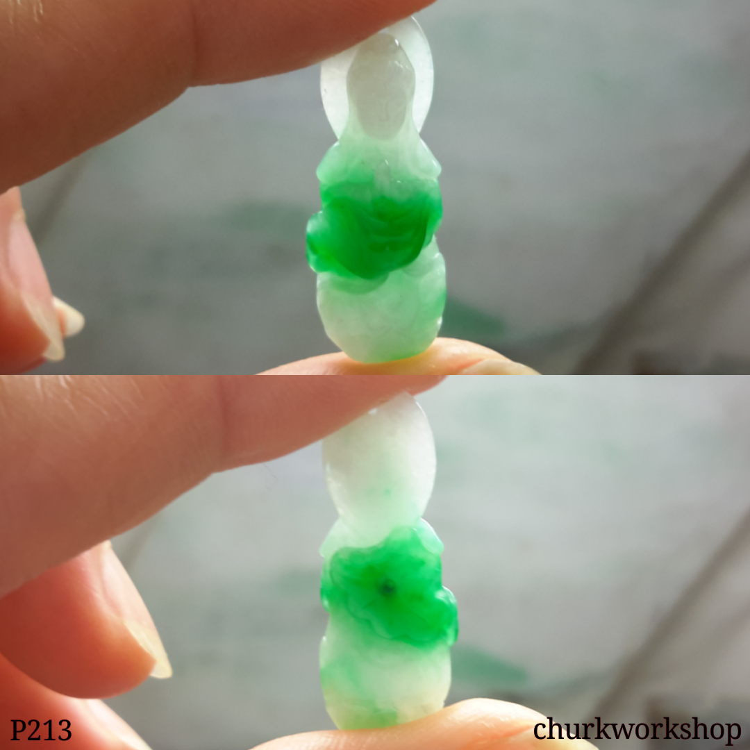 Jade small lady Buddha, jade Buddha