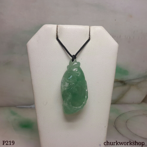 Jade fish pendant