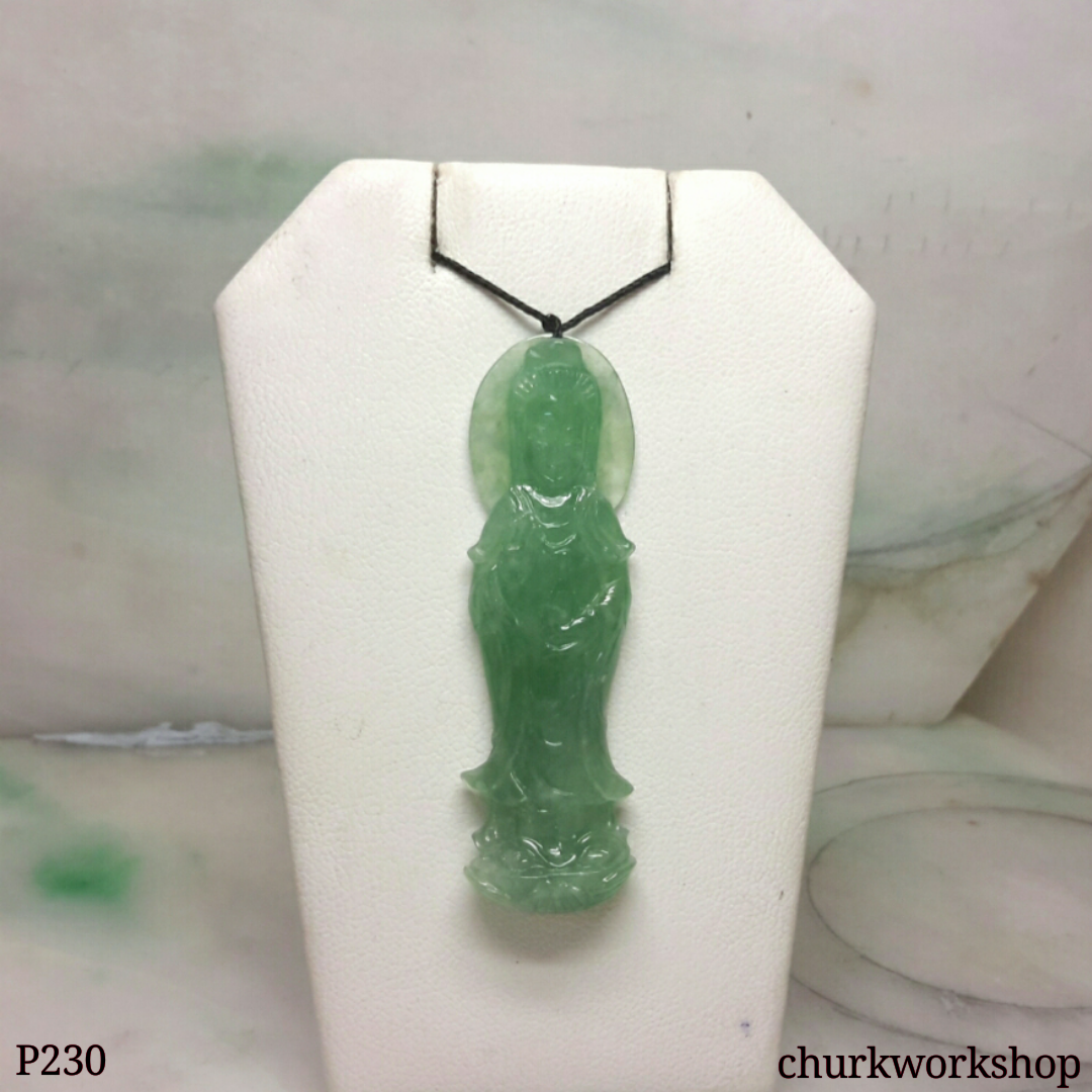 Green jade lady Buddha