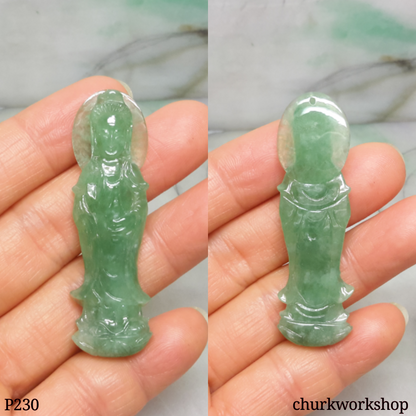 Green jade lady Buddha