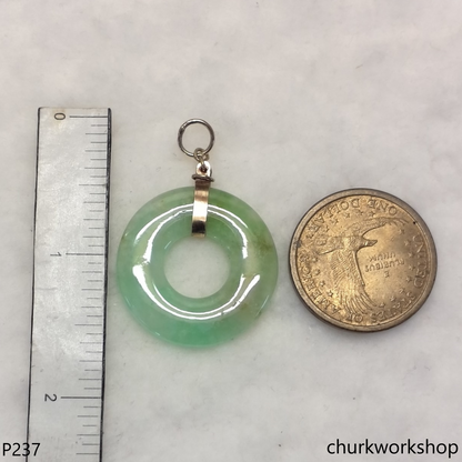 Jade Donut pendant
