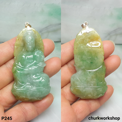 Multi-color jade Buddha, jade Buddha