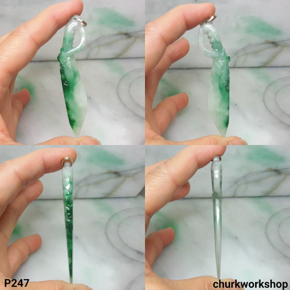 Jade sword pendant