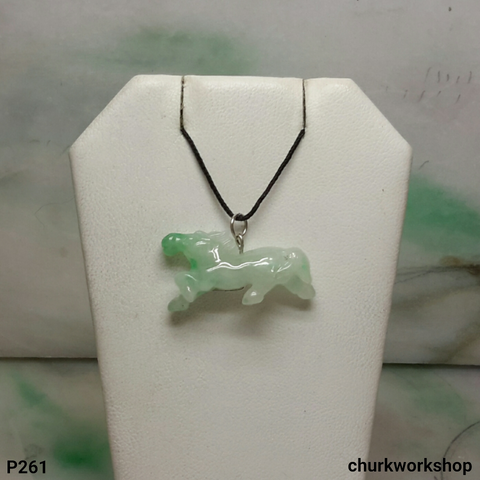 Small jade horse pendant