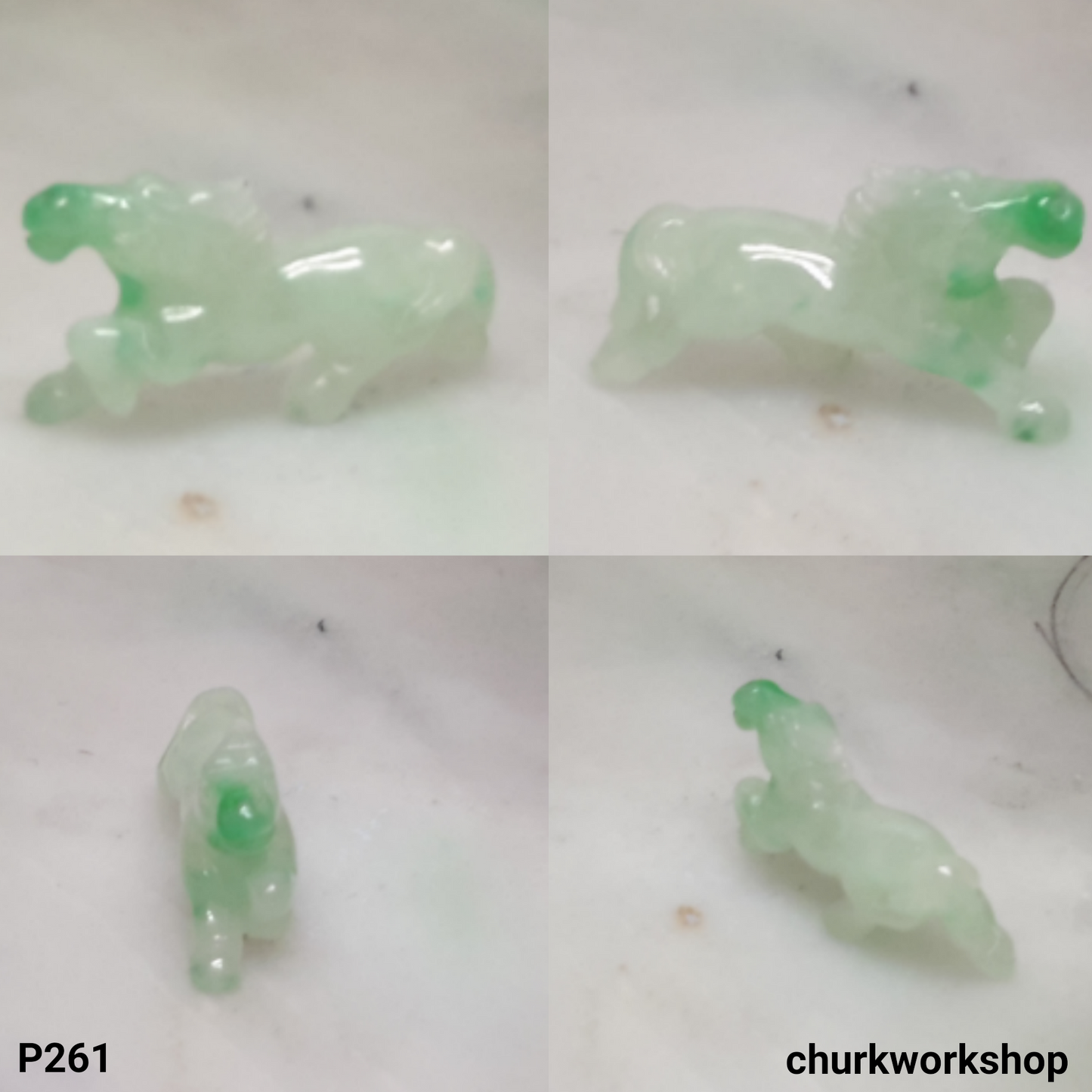 Small jade horse pendant