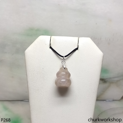 Lavender jade gourd pendant