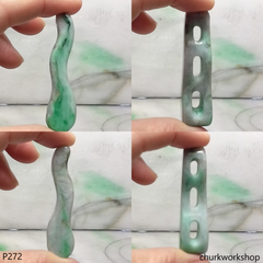 Special cut jade pendant