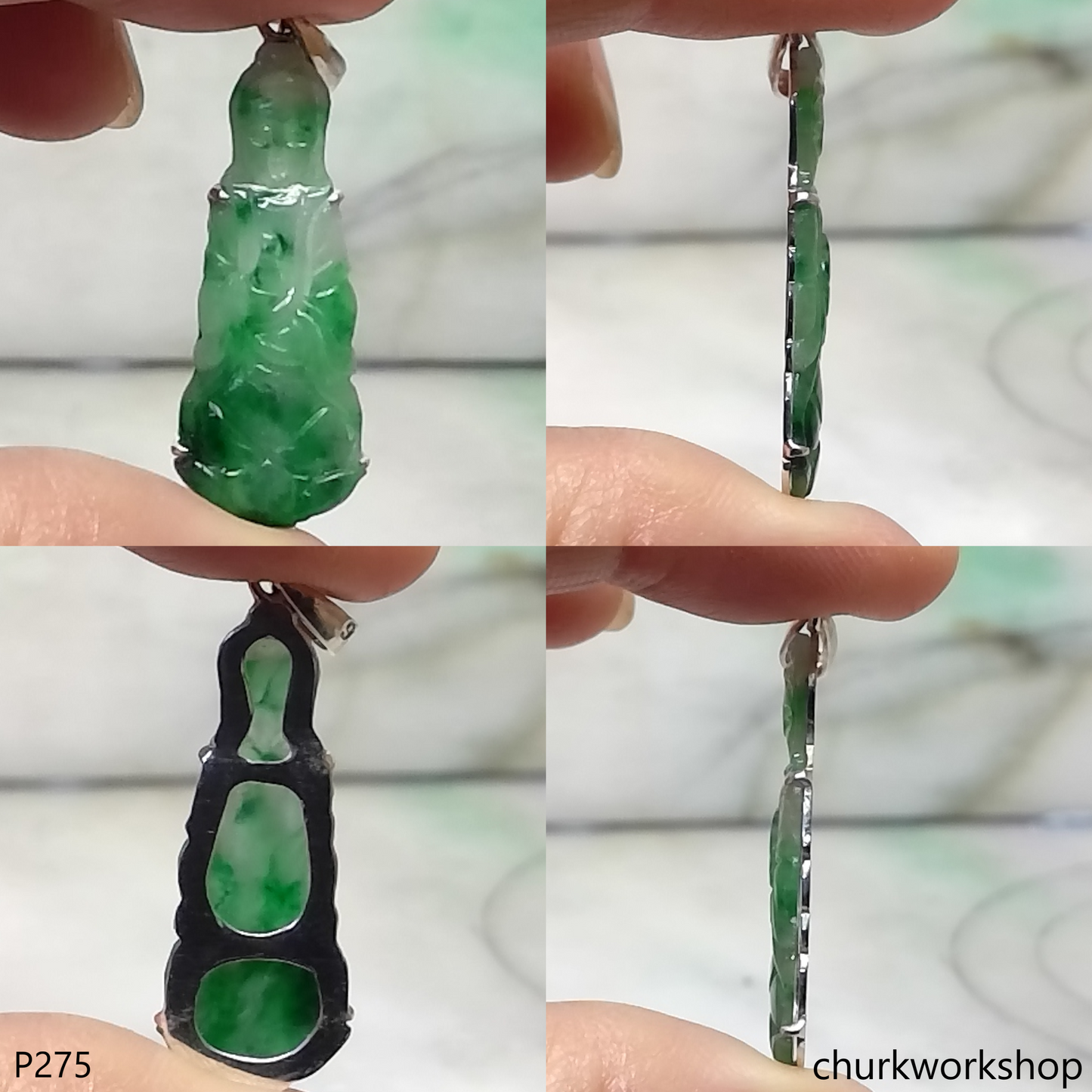 Green jade lady Buddha