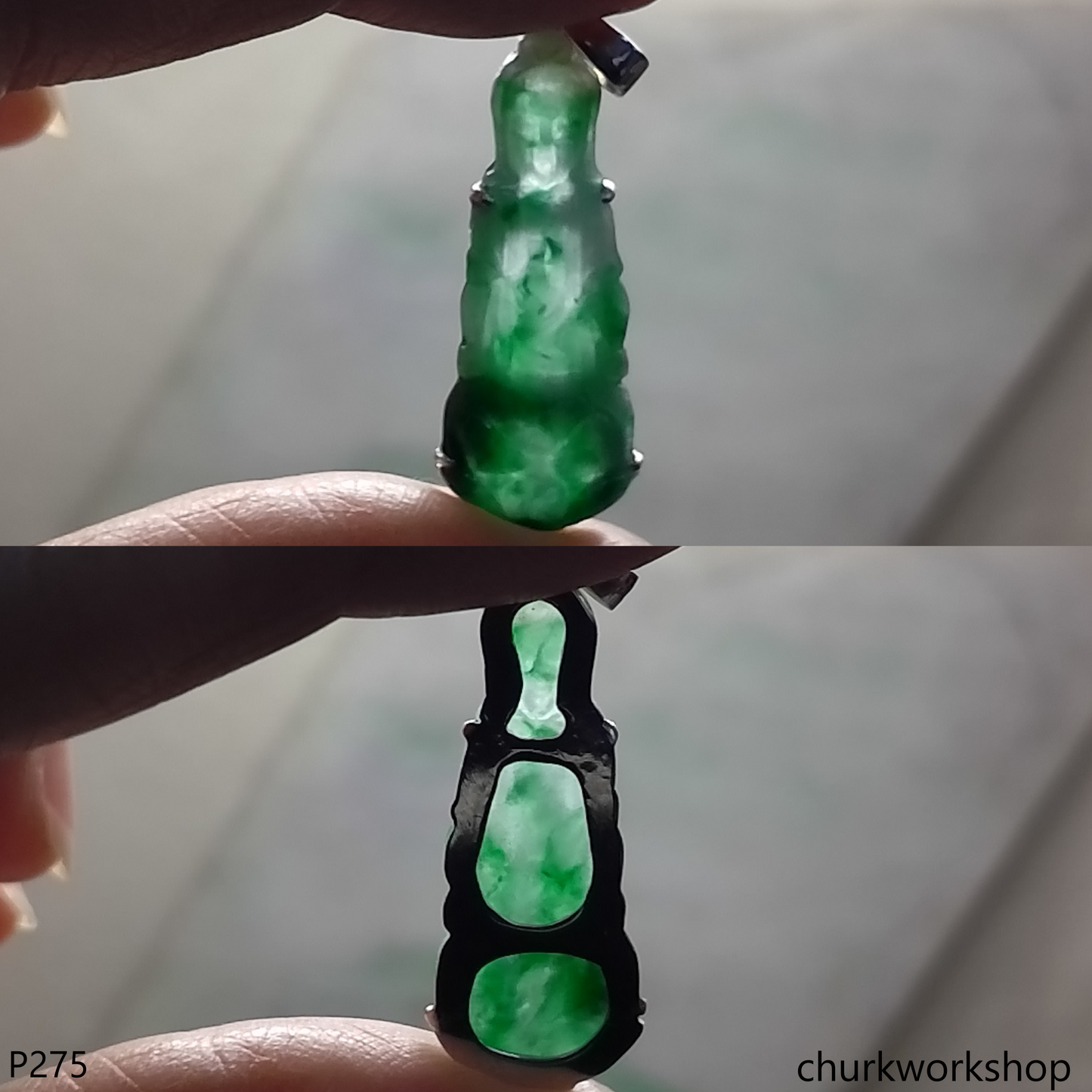 Green jade lady Buddha
