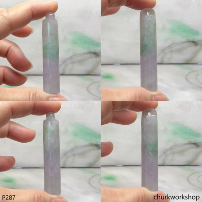 Lavender jade cylinder