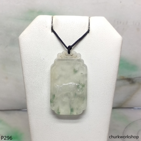Icy jade pendant