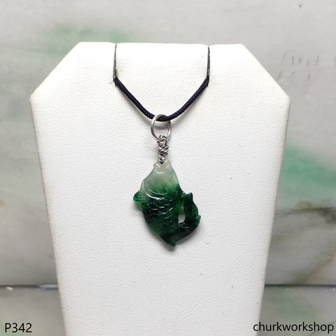 Jade fish pendant