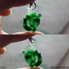 Jade fish pendant