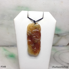 Red jade carving pendant