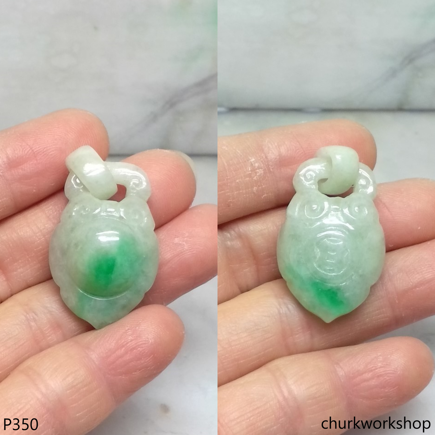 Jade Ruyi (如意) pendant